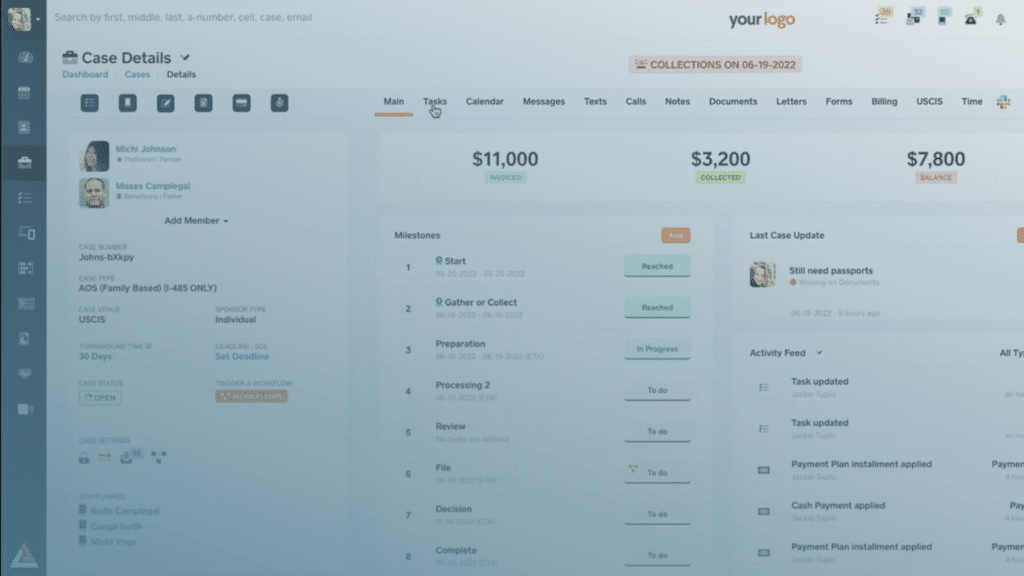 law office case management software