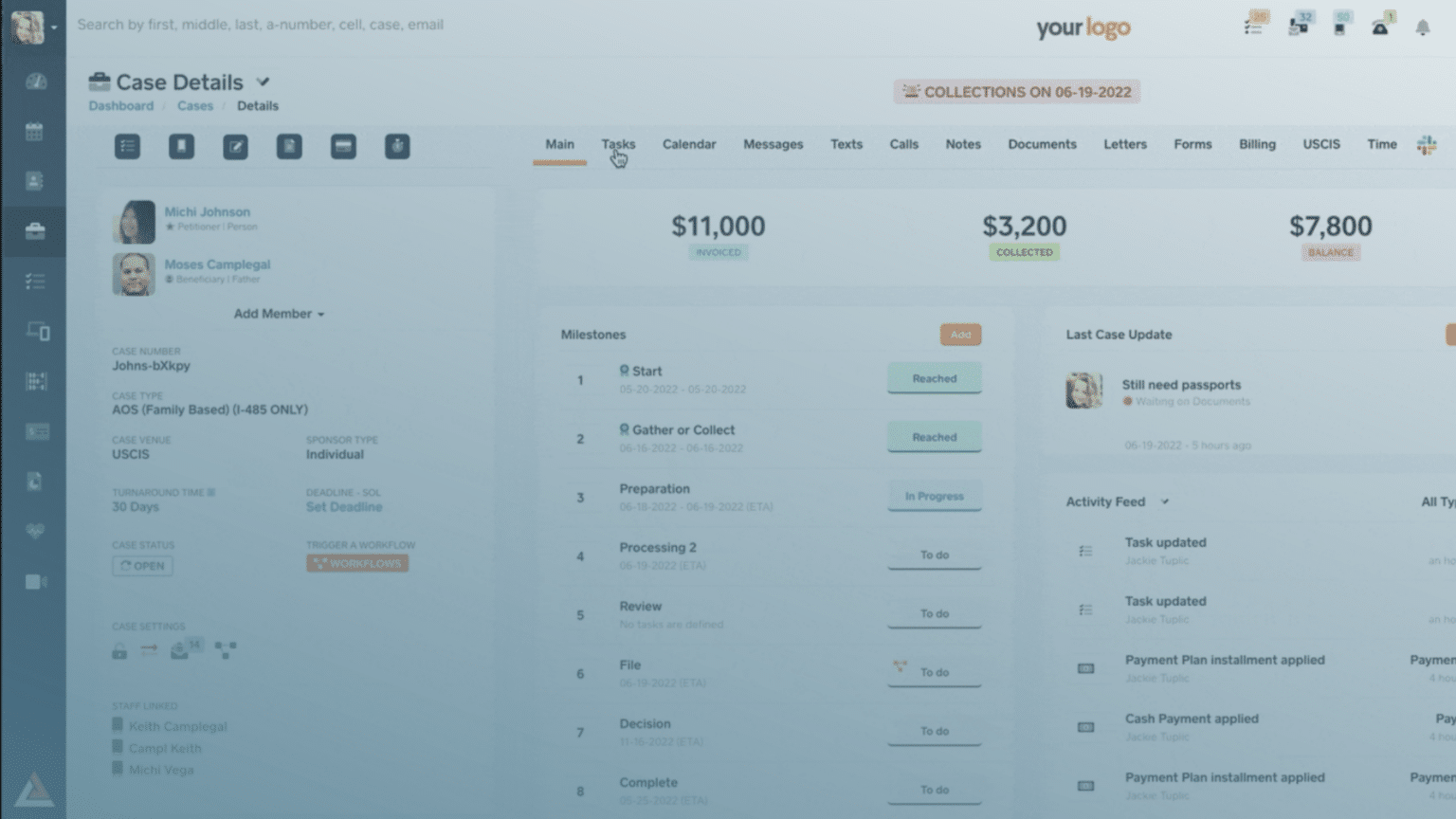 law office case management software