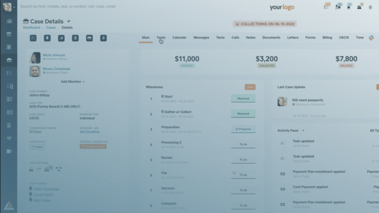 law office case management software