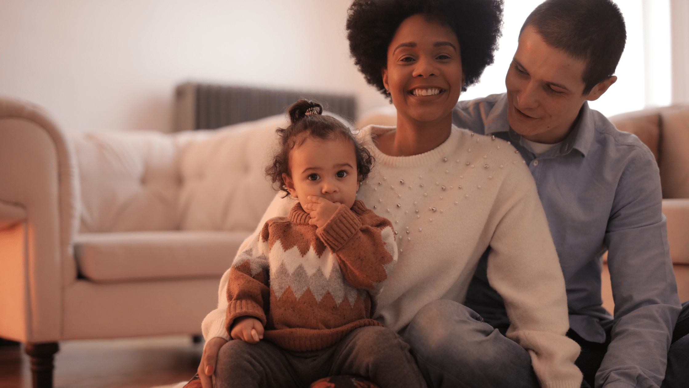 Immigration client family at home